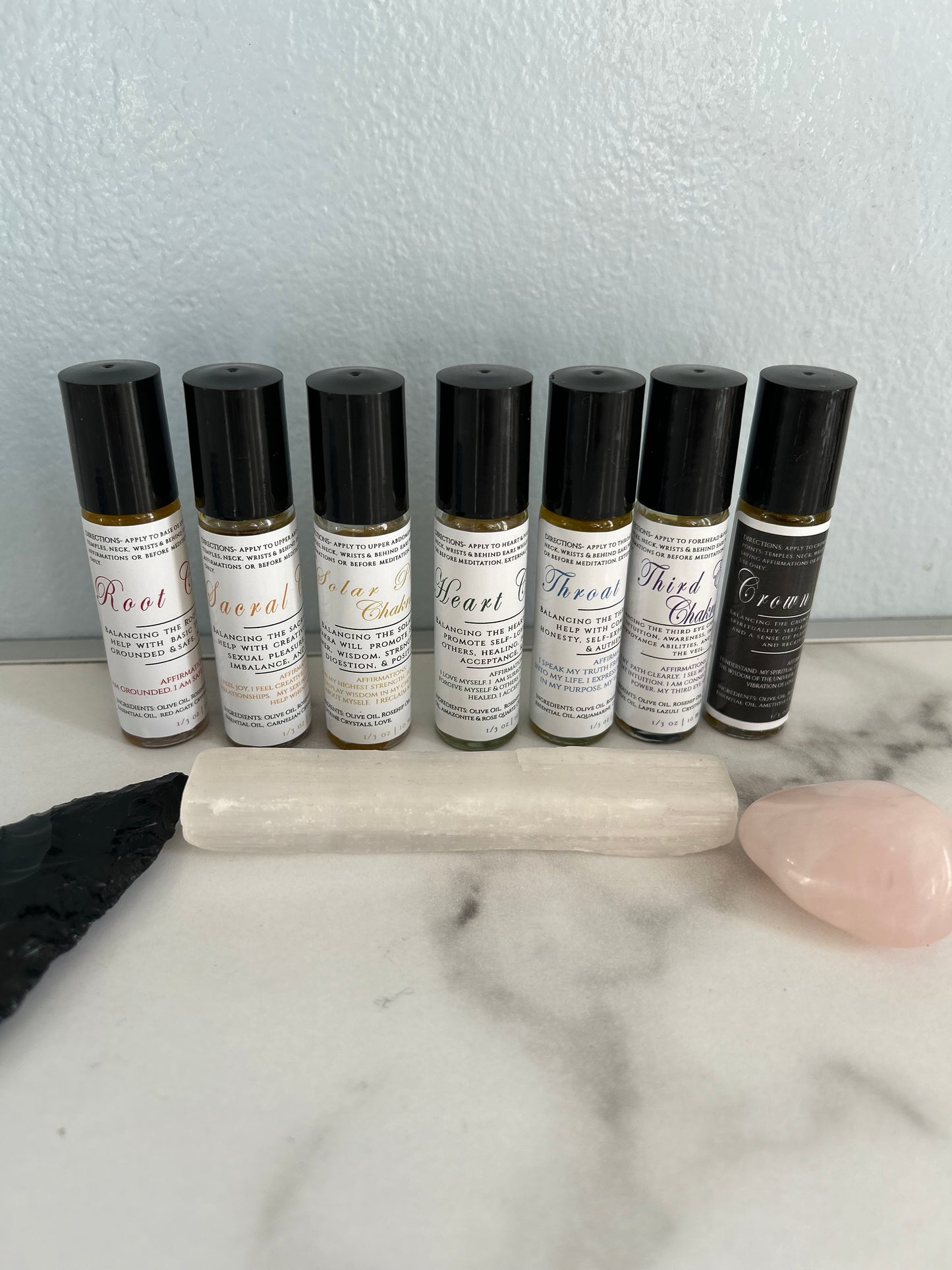 7-Chakra Roll-On Oil Set